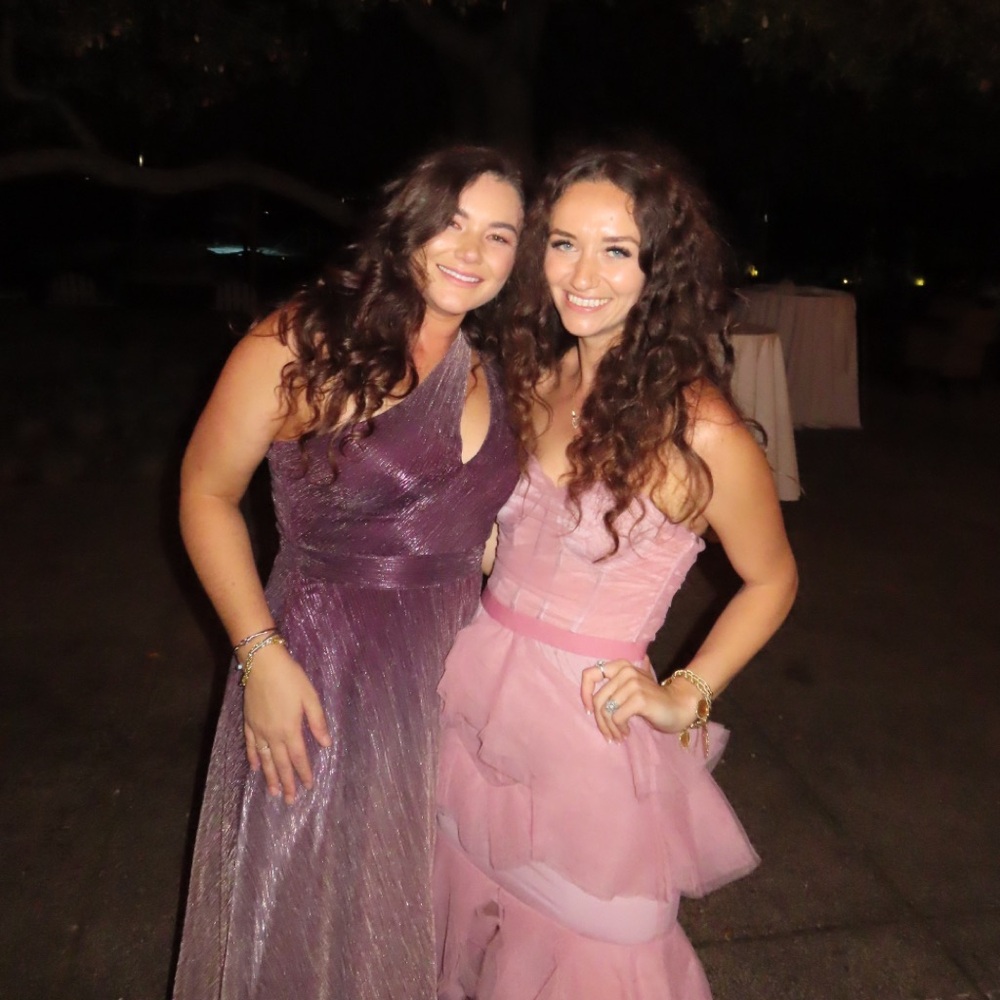 Sold out Revolve Elegant High Low Dress in Purple and Pink